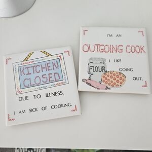 Vintage Kitchen Trivet Wall Hangings